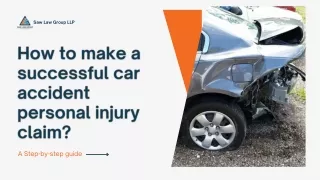 How to make a successful car accident personal injury claim