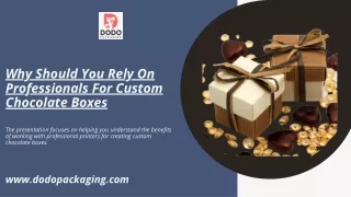 Innovative Custom Chocolate Boxes | Custom Boxes