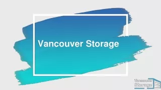 Storage Rental Vancouver