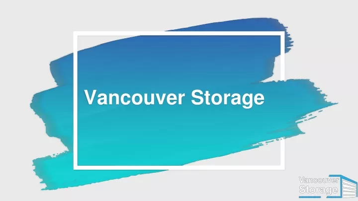 vancouver storage