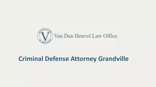 Criminal Defense Attorney Grandville