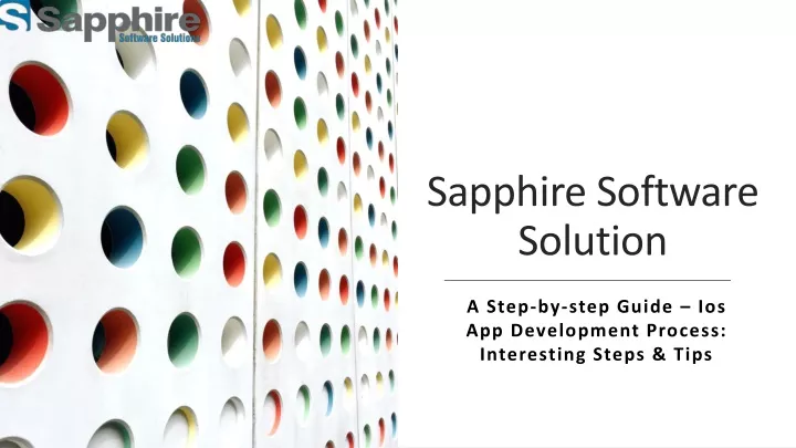 sapphire software solution