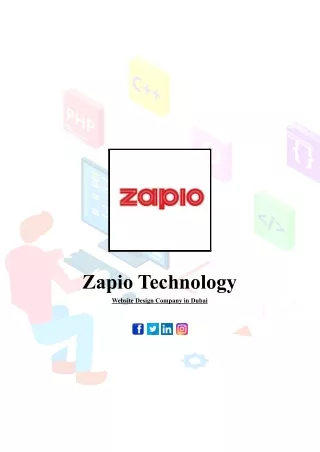 Best Website Design Company in Dubai | Zapio Technology