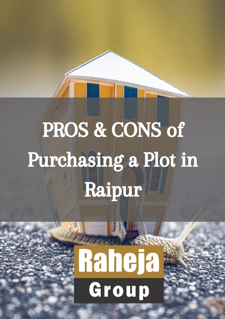 pros cons of purchasing a plot in raipur