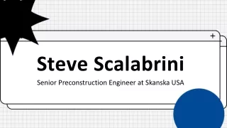 steve scalabrini senior preconstruction engineer