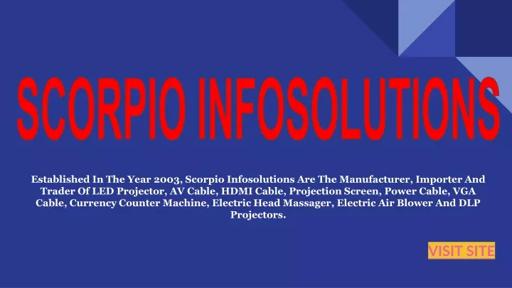 scorpio infosolutions