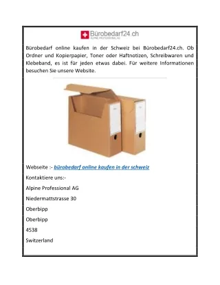 bürobedarf online kaufen in der schweiz  Bürobedarf24.ch