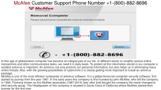 mcafee customer support phone number 1 800 882 8696