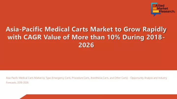 asia pacific medical carts market to grow rapidly