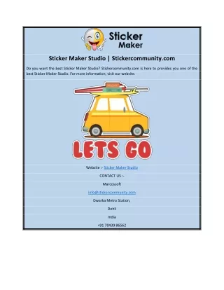 Sticker Maker Studio | Stickercommunity.com