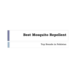 Best Mosquito Repellent