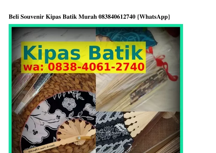 beli souvenir kipas batik murah 083840612740
