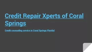 Credit Repair Xperts of Coral Springs