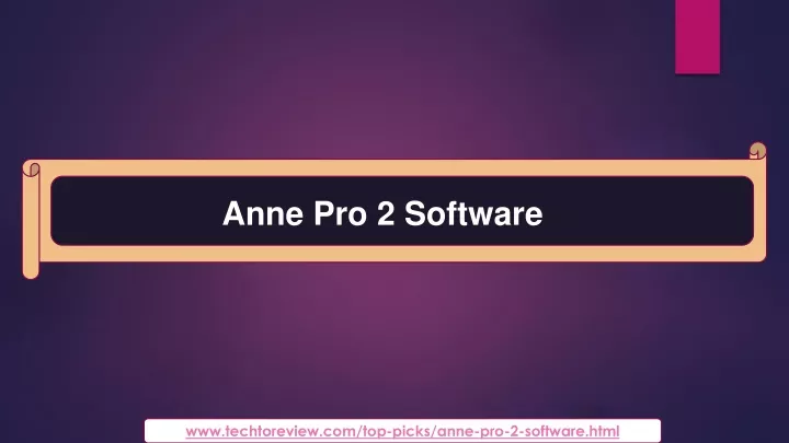 anne pro 2 software