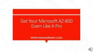 AZ-800 Practice Exam Dumps Questions Answers