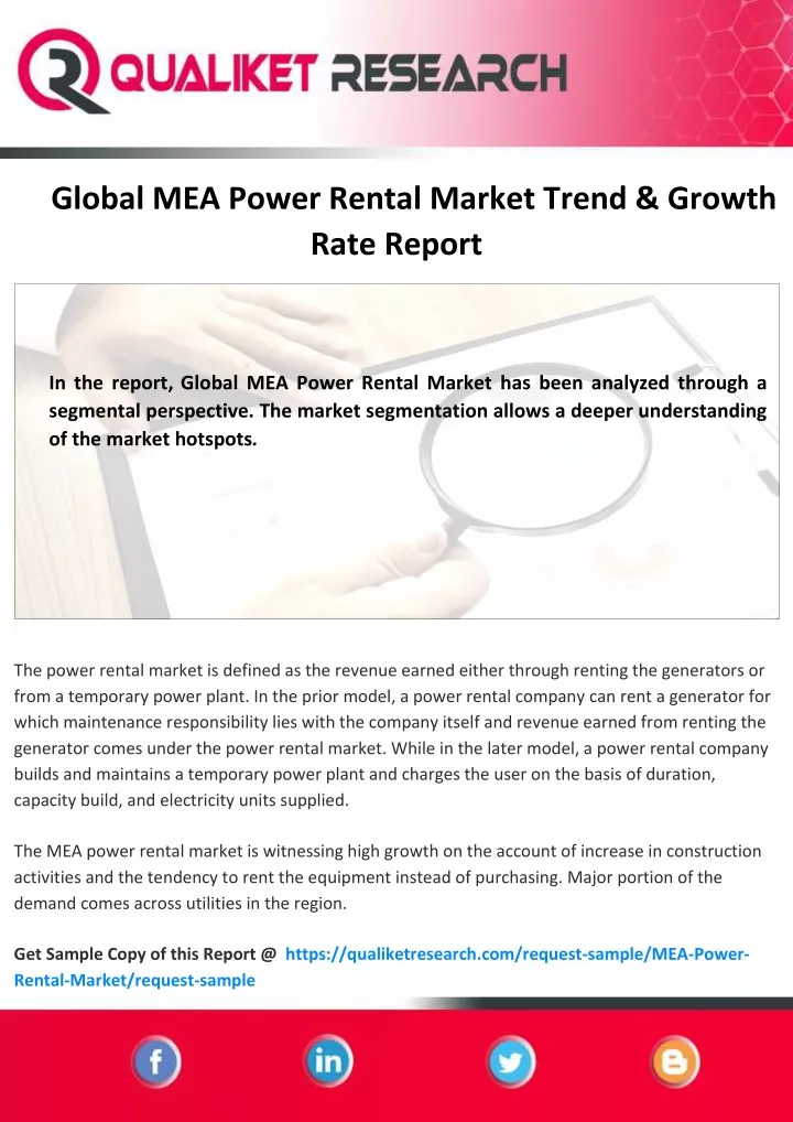 global mea power rental market trend growth rate