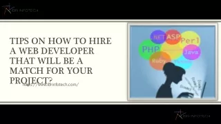 tips on how to hire a web developer that will be a match for your project