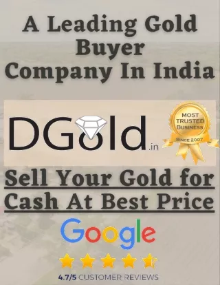DGold.in A Leading Gold Buyer Company In India