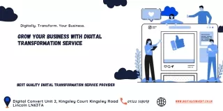 Grow Your Business With Digital Transformation Services