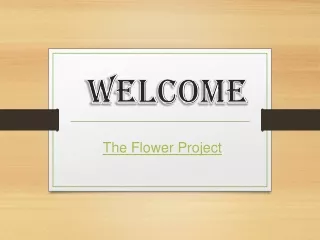 welcome