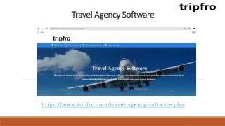 travel agency software