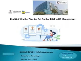 MBA in HR Management, MBA in Human Resource Management | VidyaGenie