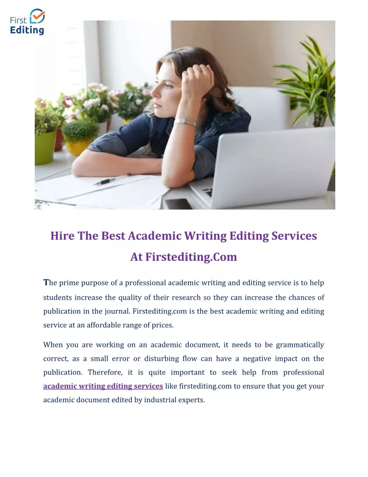 hire the best academic writing editing services