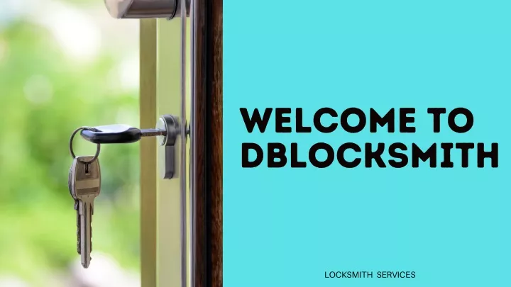 welcome to dblocksmith