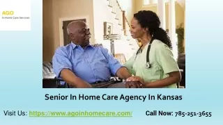 Specializing In Senior Care In Kansas- Ago In-Home Services