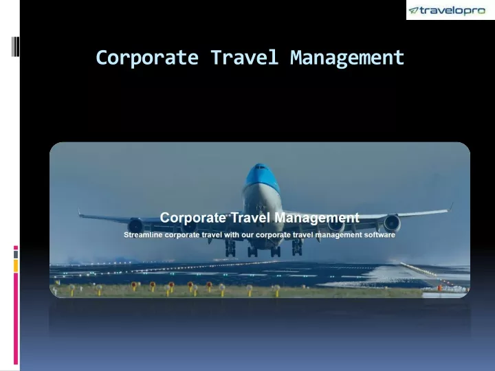 corporate travel management investor presentation