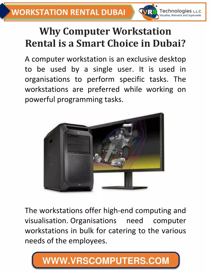 workstation rental dubai