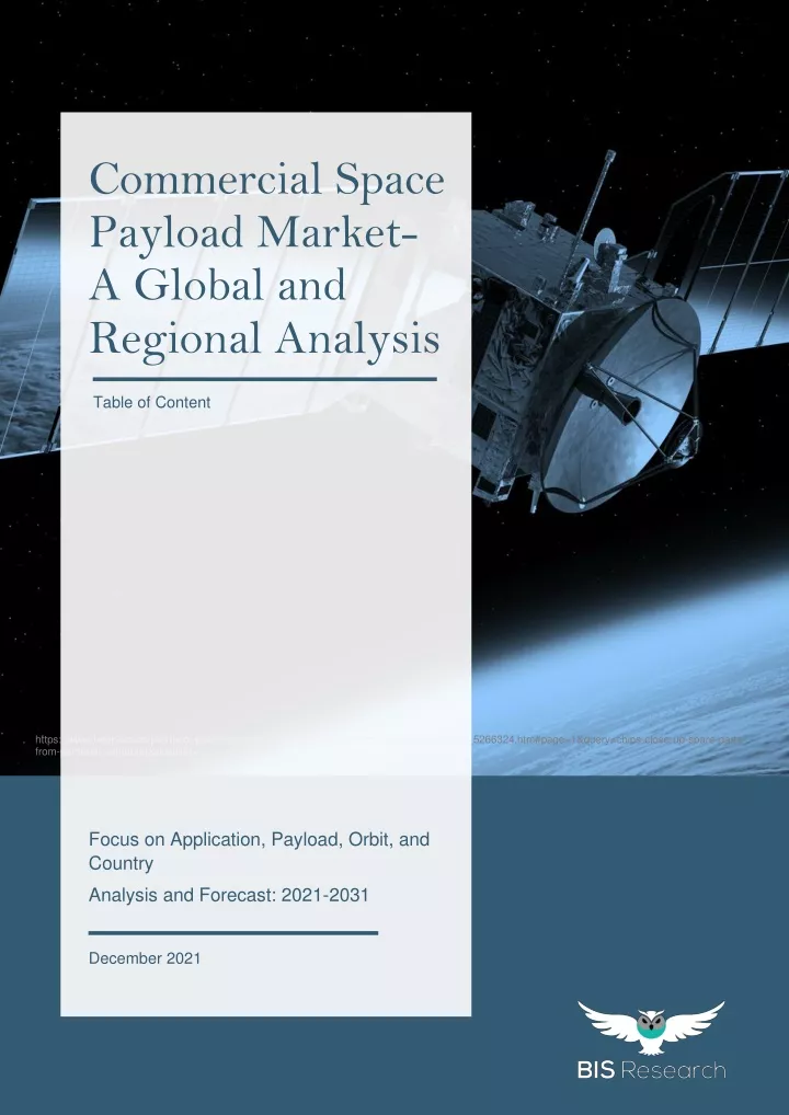 commercial space payload market a global