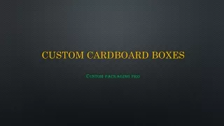 custom cardboard boxes