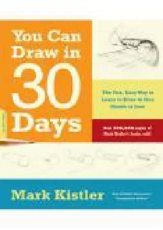Kindle books You Can Draw in 30 Days: The Fun, Easy Way to Learn to Draw in One Month or Less [Full Books