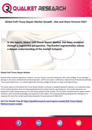 global soft tissue repair market growth size