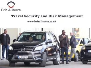 Travel Security and Risk Management