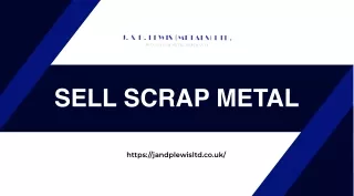 sell scrap metal