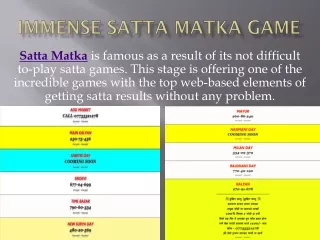 How to check Live Satta Matka Result