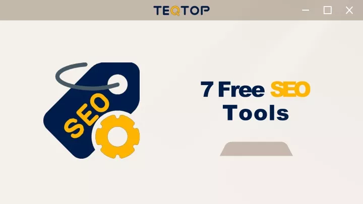 7 free seo tools