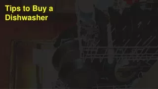 Tips to Buy a Dishwasher