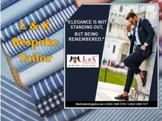 l k bespoke tailor