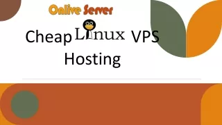 Friendly Cheap Linux VPS Hosting From Onlive Server