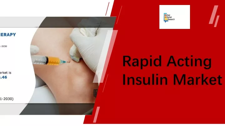 rapid acting insulin market