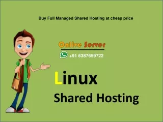 Choose Linux Shared Hosting with Comparative Price
