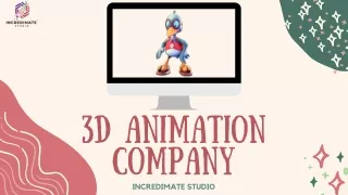 3D Animation Company | Incredimate Studio