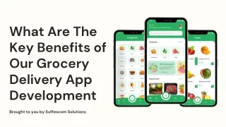 What Are The Key Benefits of Our Grocery Delivery App Development