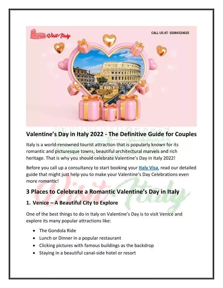 valentine s day in italy 2022 the definitive