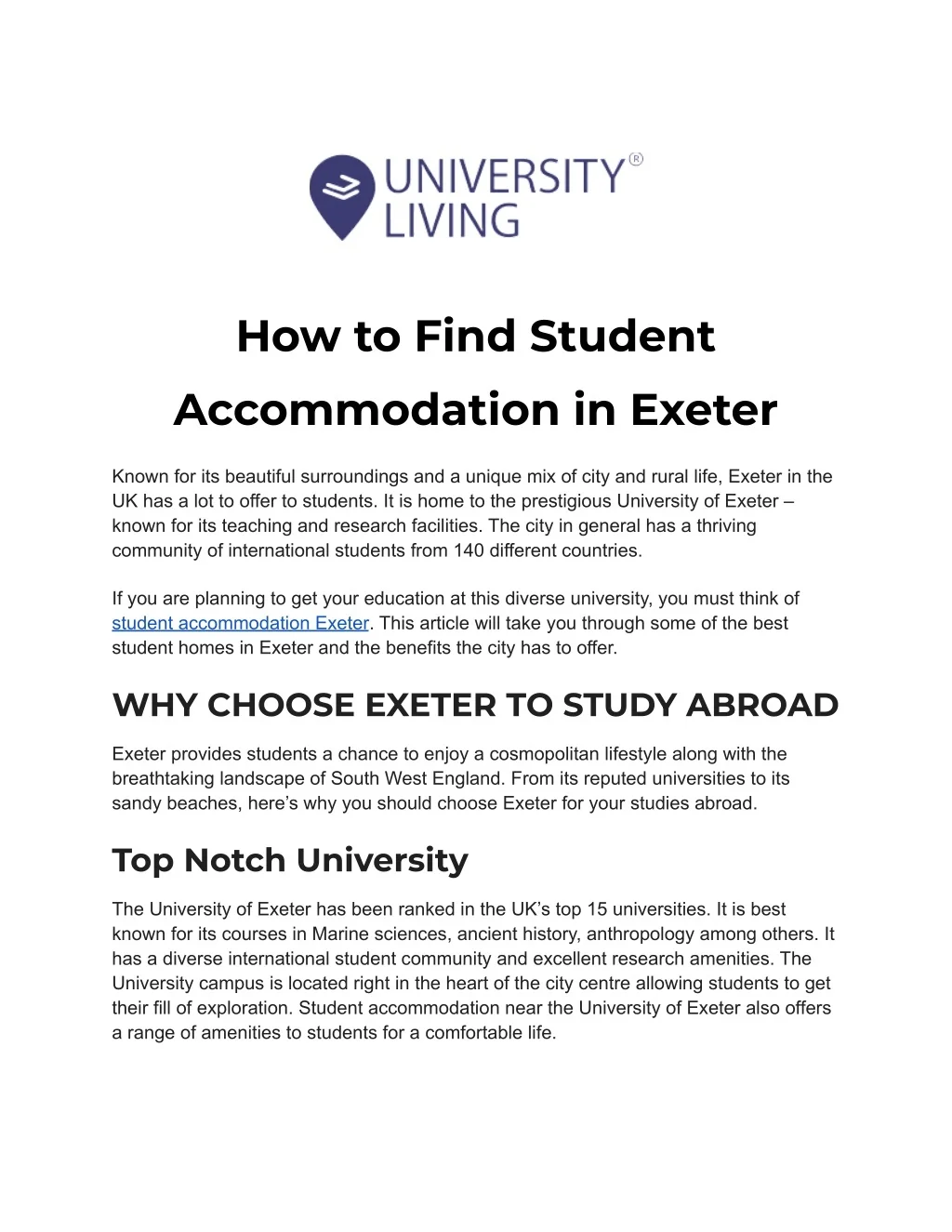 PPT - How to Find Student Accommodation in Exeter PowerPoint ...