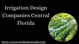 Irrigation Design Consultants In California - Irri Design Studio