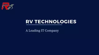 RV Technologies A Leading IT Company